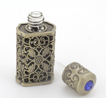 5ml Luxury Glass Perfume Bottle with Cosmetic Mist Spray and Arabic Drop Stick