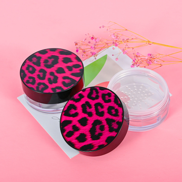 Empty Loose Powder Jar Plastic Loose Powder Container