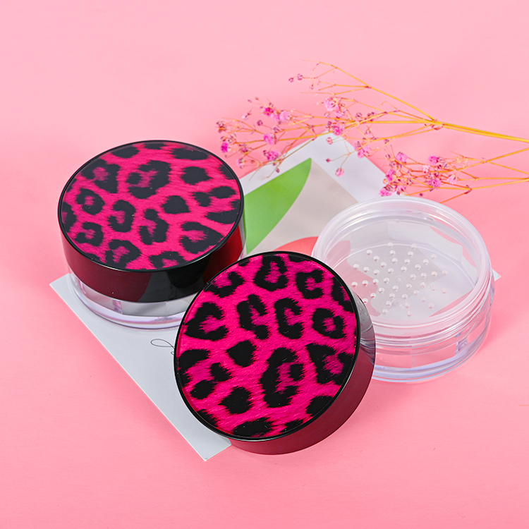 Empty Loose Powder Jar Plastic Loose Powder Container