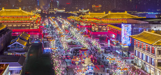 Xi'an in night