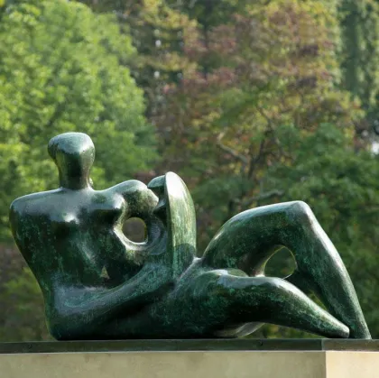 High quality bronze henry moore sculpture