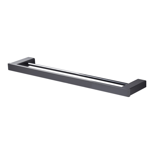 Bathroom Hardware Set Matt Black SUS 304