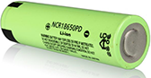 a bright flashlight Lithium Ion Rechargeable 18650 battery