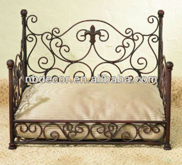 Vintage Wrought Iron Brown Metal Dog Beds: Finding Your Perfect Antique Style Pet Furniture