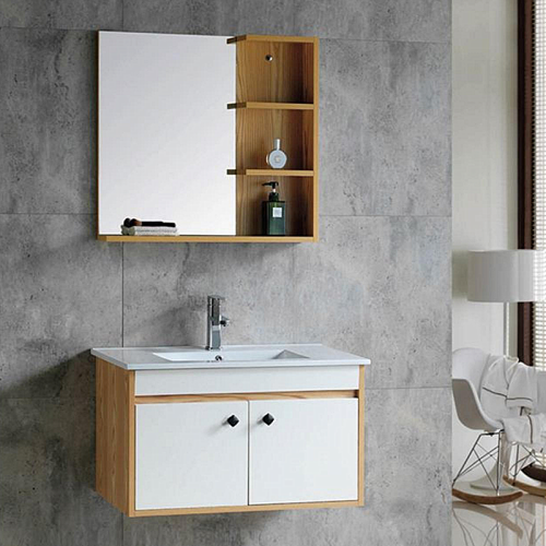 European Design PVC Coating Bathroom Cabinet