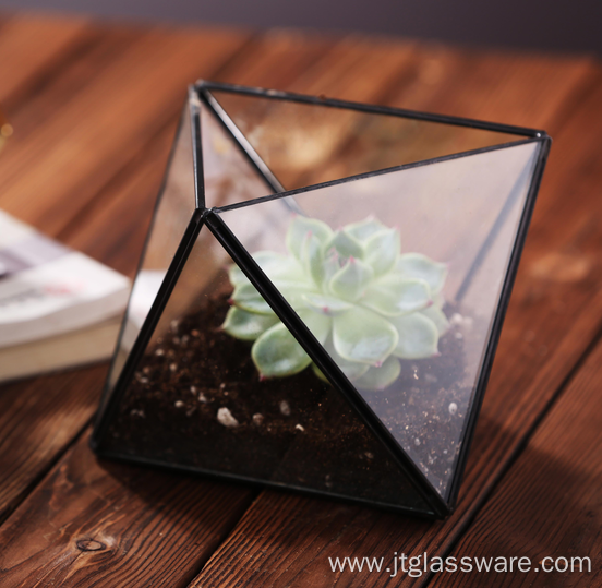 Handmade High Quality Geometric Terrarium Glass Container