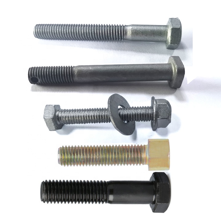 Custom Non-standard 6.8 8.8 10.9 Grade Bolt Factory Price Various Materials Bolt Hexagon Head Bolt1