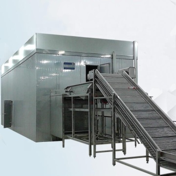 CE Certified 300~2000kg Fluidized Bed IQF Quick Freezer Tunnel Blast Freezer Machine