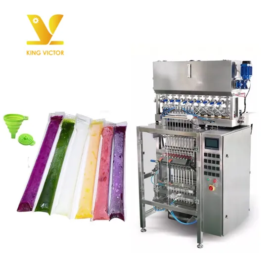 KV Automatic Ice Lolly Packing Machine: Multi-Line Liquid Filling and Packing Solution