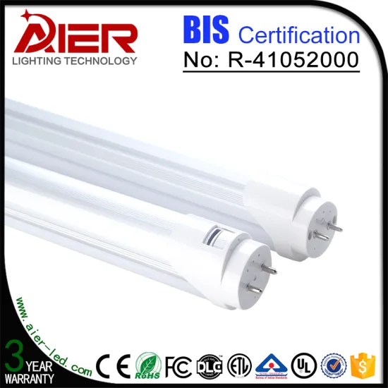 BIS CE Approval SMD2835 1200mm 4ft T8 led Tube Light