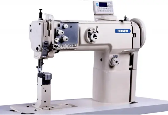 Post Bed Compound Feed Heavy Duty Sofa Sewing Machine