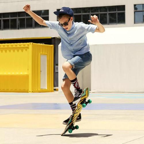 700kids çocuk kaykay longboard yokuş aşağı paten panoları