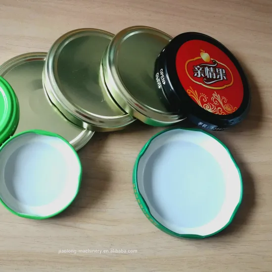 twist off metal cap for canning jar making production line