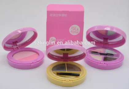 Eyeshadow eyebrow cheek blusher Cosmetics for young lady