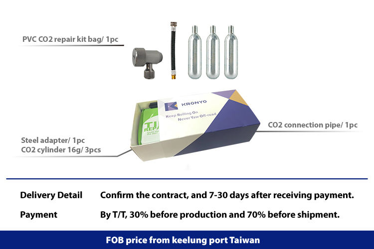 CO2 CYLINDER 16G BOKE TIRE PACKING IN BOX