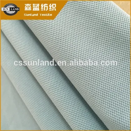 100 polyester coolmax weft knitted short sleeve fabric