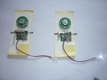Sound module for greeting cards vocal module