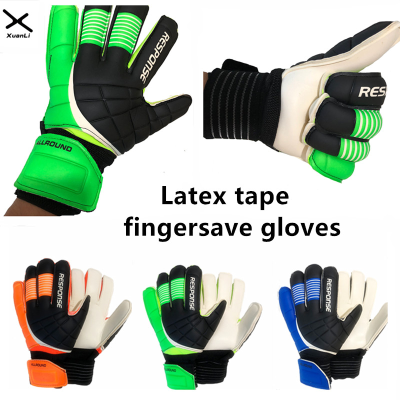New Top Latex Football Goalkeeper Gloves Quality Male New Soccer Gloves Professional Soccer ball Gloves Gift Soccer Armband
