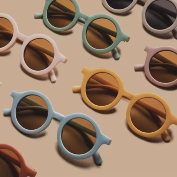 Cute Boho Retro Sunglasses for Toddlers: Perfect Outdoor Beach Accessories for Kids (1-4 Years)