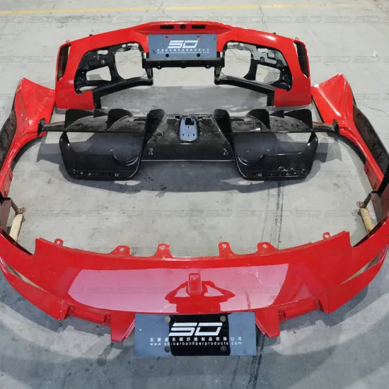 Real Carbon Fiber Body Kit P Style Full Set for Ferrari 488 GTB