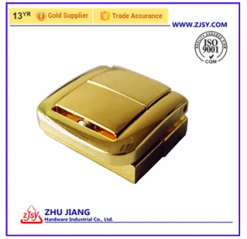 Gold Push Bag Locks