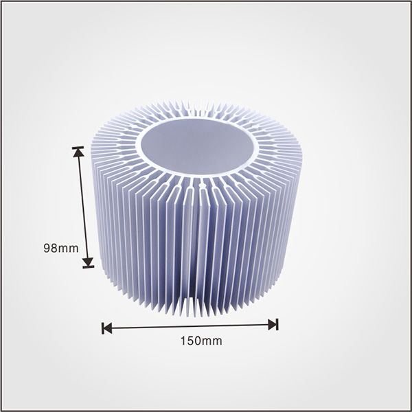 Aluminum 6000 series sun flower heat sink, ex