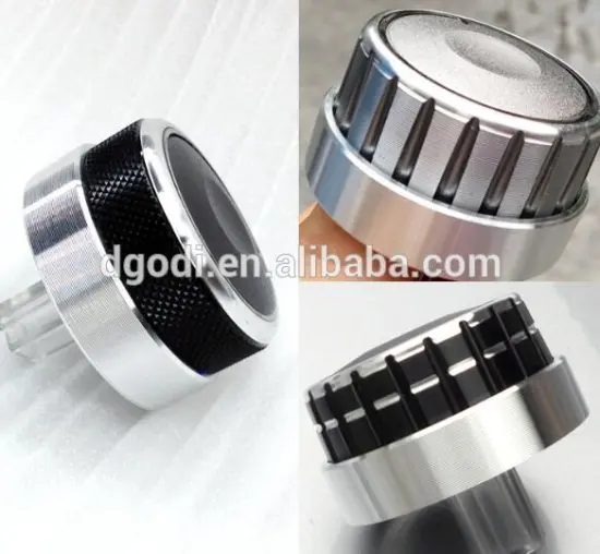 custom made aluminum wall heater control knob and air conditioning knob