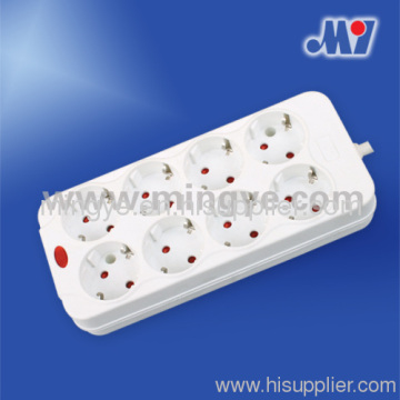Double Row 8 Outlets Socket 