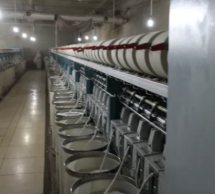 Open-End Rotor Spinning Machine for Flax Fibre Linen Production