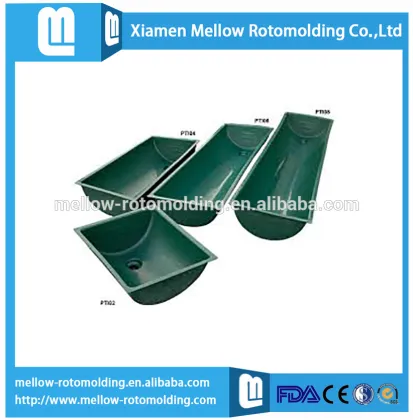 Customized rotomolding plastic hay horse feeder