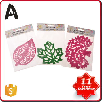 Professional manufacture colorful high quality lovely laser cut festival decoration felt paper cut