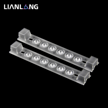 optical LED lens for long strip ceiling light