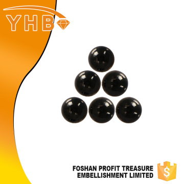 YHB factory spot top quality colorful bright Jet ceramic stones for clothes decoration