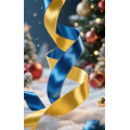 Merry christmas ribbon for christmas tree