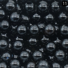 Obsidiana negra de 10 mm bolas curativas esferas de cristal de la energía decoración del hogar y metafísica