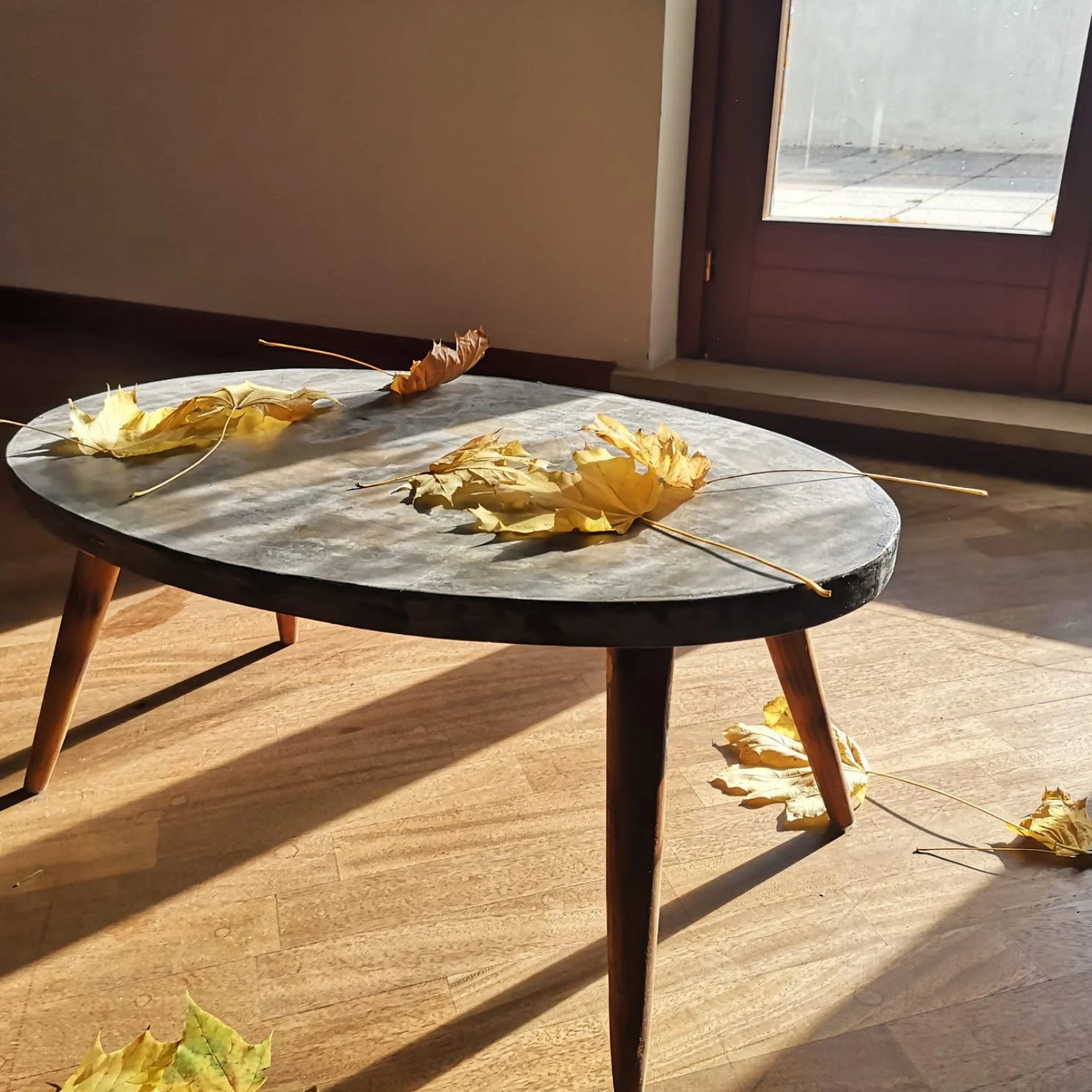 Casual Light Luxus Minimalist Concrete Couchtisch