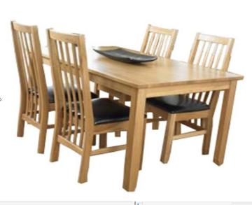 Dining table / Leather dining table