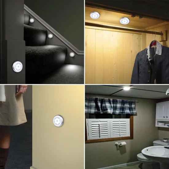 Smart Sensor LED Wall Light for Bedroom, Stairs, Cabinet, and Wardrobe
