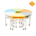 Yuvarlak PP Enjeksiyonlu Kalıplama Öğrenci Masası