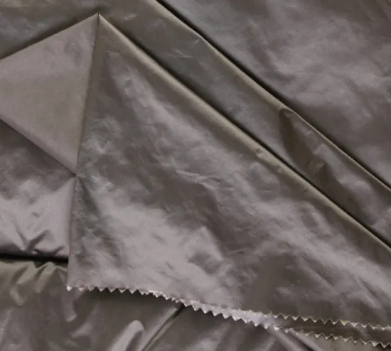 0.08cm Ripstop Black Yarn Nylon Taffeta Fabric