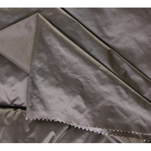0.08cm Ripstop Black Yarn Nylon Taffeta Fabric