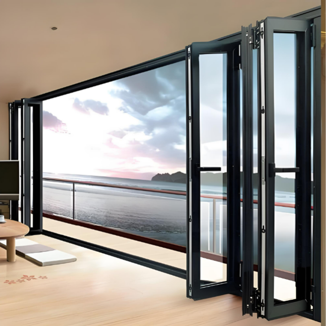 aluminum folding door