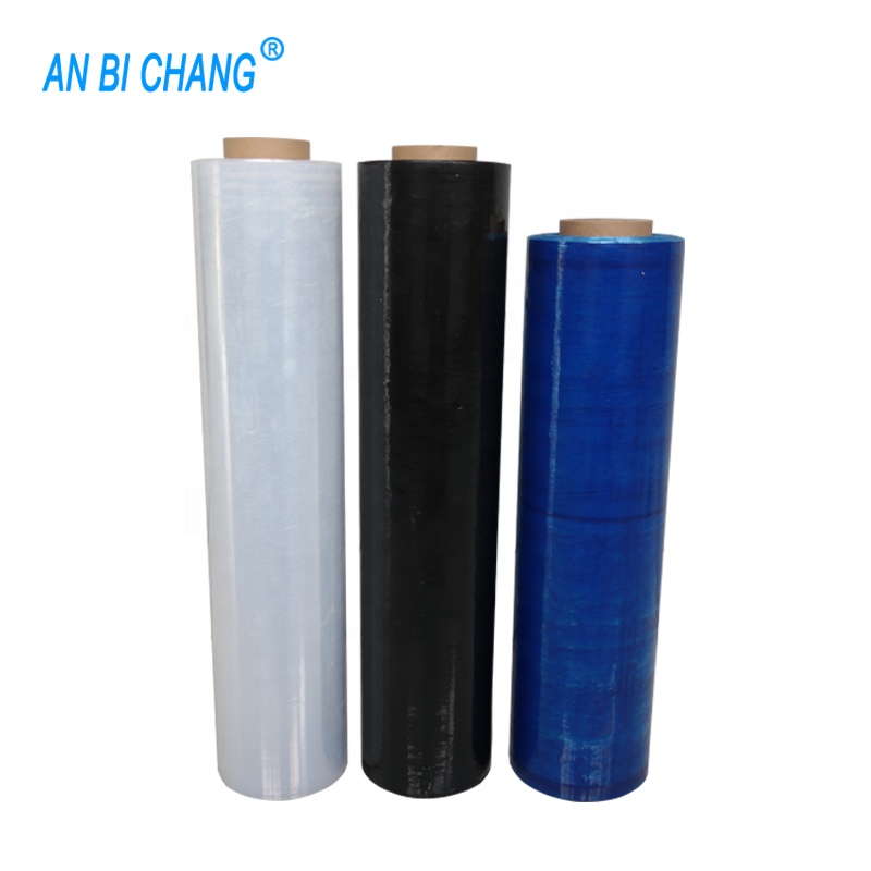 black red colored LLDPE polyethylene stretch wrap film for pallet wrapping machine1