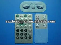 Small Custom Membrane Switch with EVERLIGHT LED