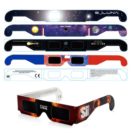 2024 CE/ISO Certified Eclipse Quartz Watches & Solar Eclipse Glasses