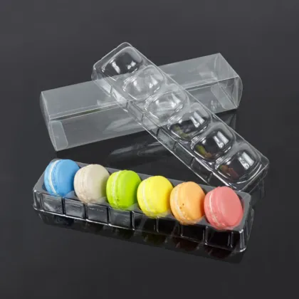 plastic form macaron blister packaging