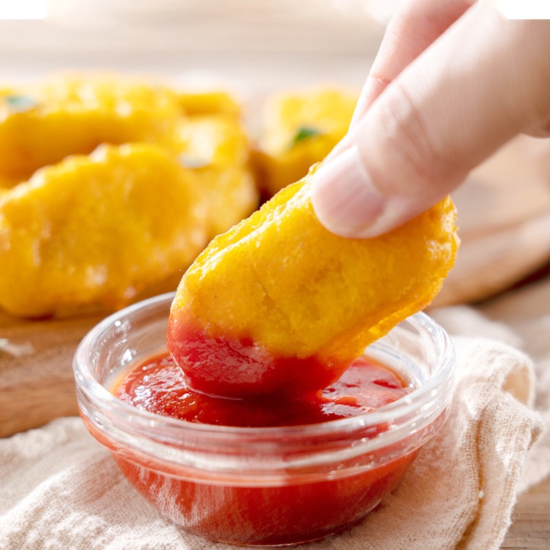 Frozen semi-finished fried chicken chunks
