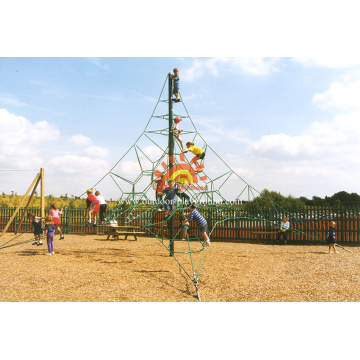 Wooden Freestanding Net Climber For Kids