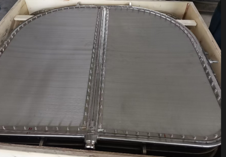 Foglia di filtro di pressione verticale