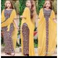 Abaya Dubai Turkey Arabic Caftan Muslim Fashion Leopard Dress American Clothing Dresses Abayas For Women Robe Islam Clothing